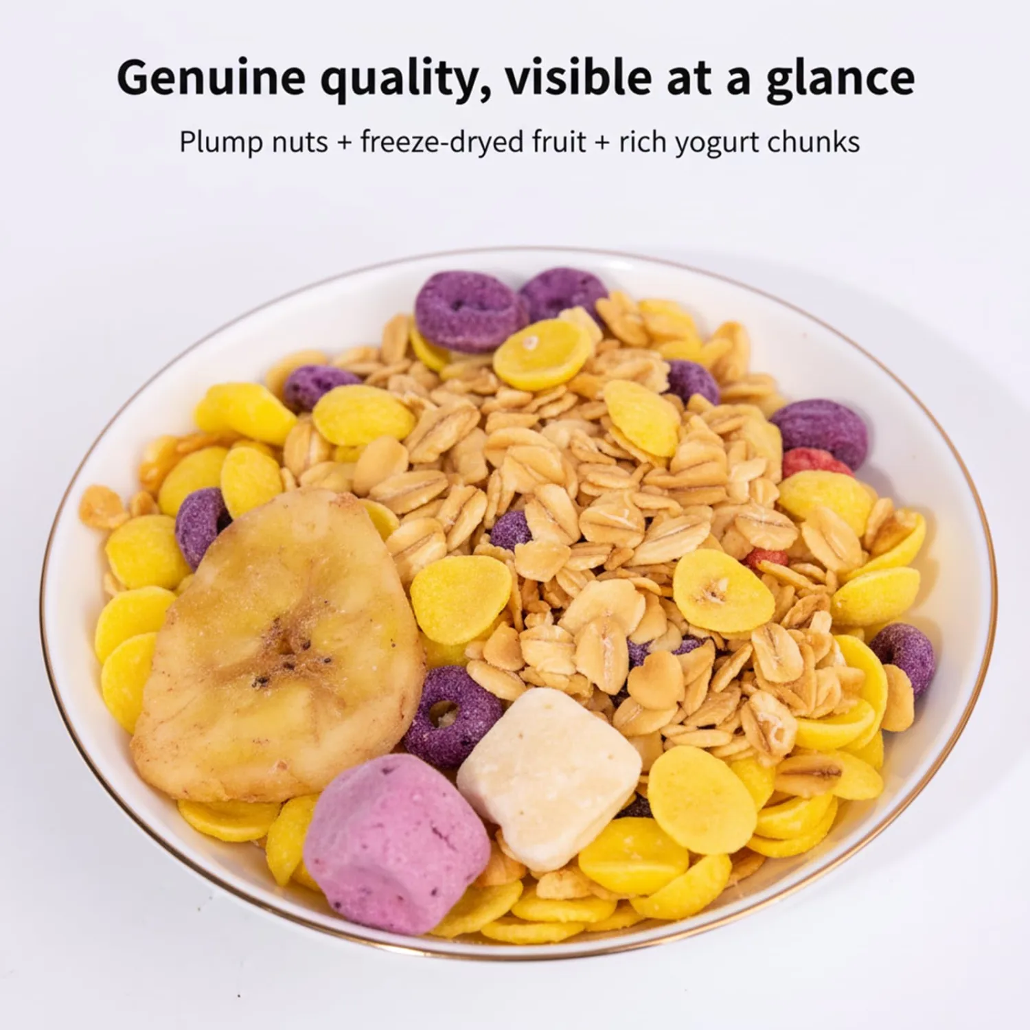 SODGHYTR-Yogurt Fruit Baked Cereal 500g/17.64oz Nutritional breakfast, low sugar, Congee，Dietary Fiber，Chinese Food ，Comida China