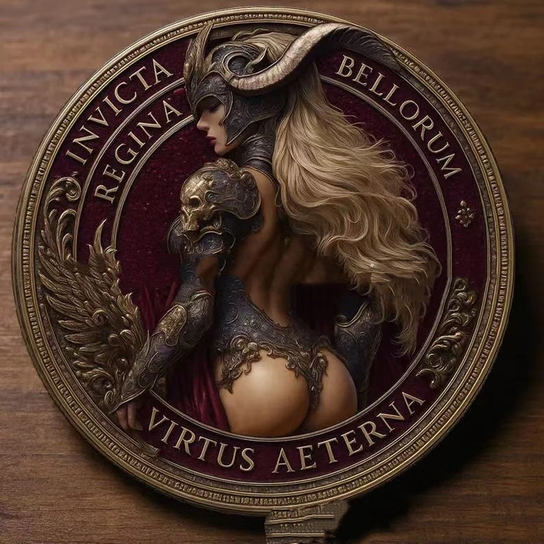 Dark Fantasy Warrior Queen Commemorative Coin