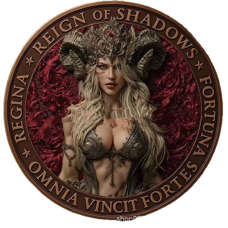 Dark Fantasy Warrior Queen Commemorative Coin