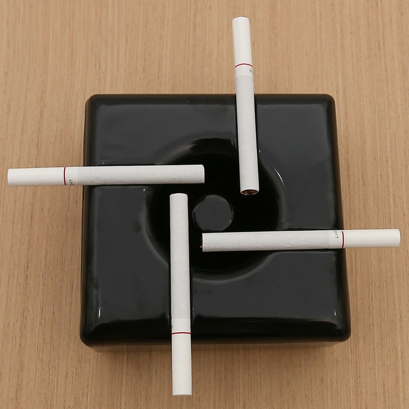 Commercial Square Ashtray With Lid