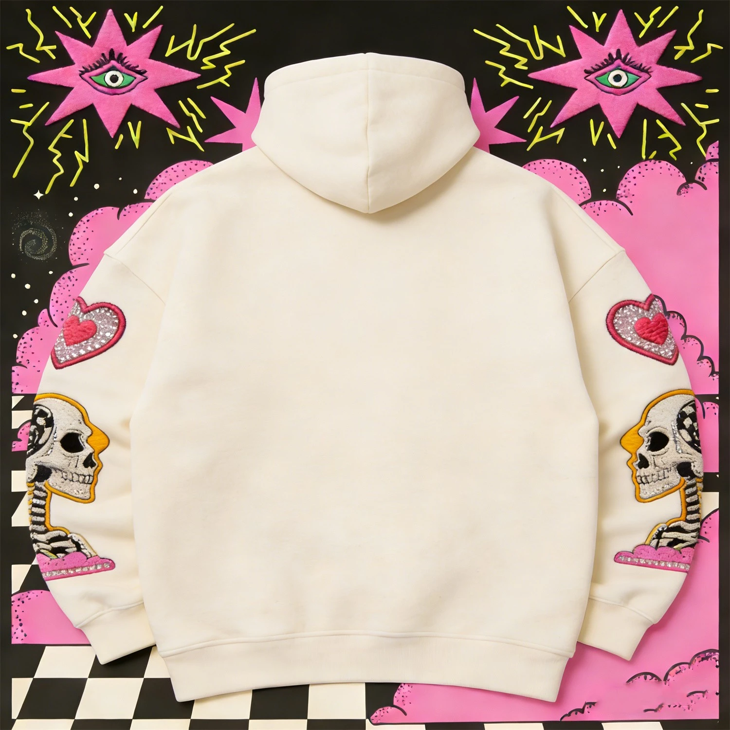Fashion Casual Printed Polyester Sweater