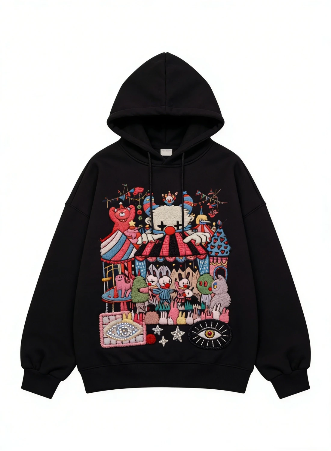 Fashion Casual Printed Polyester Sweater