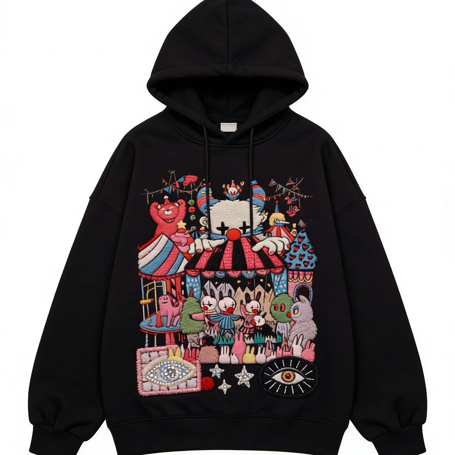 Fashion Casual Printed Polyester Sweater