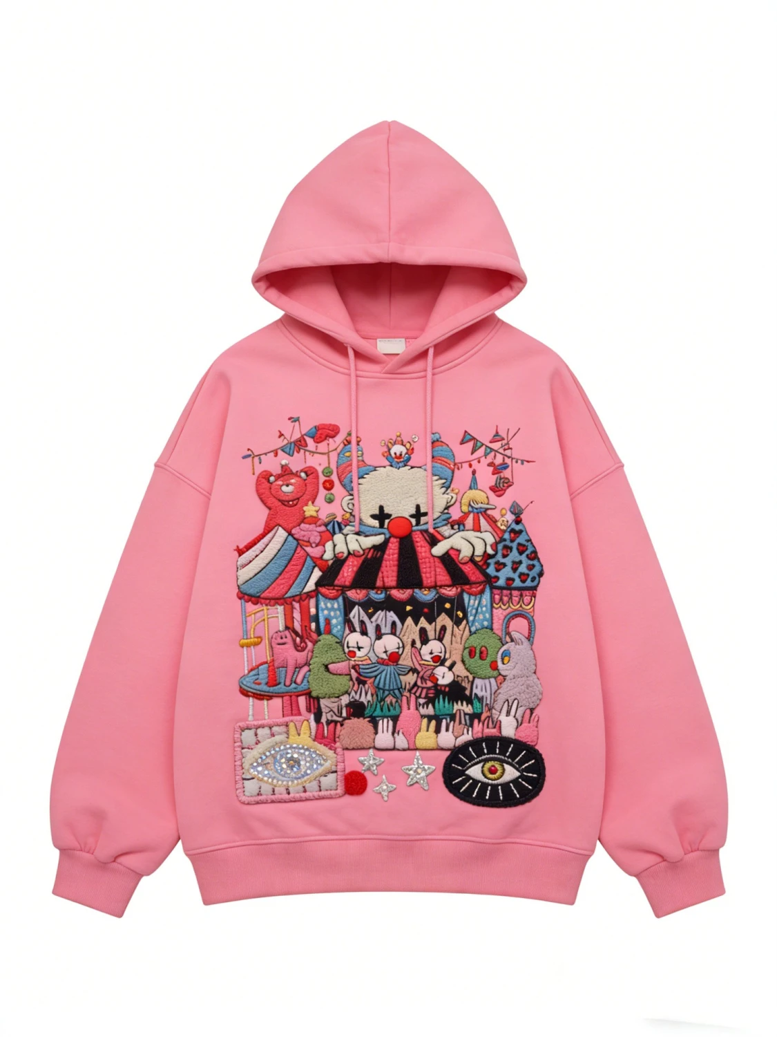 Fashion Casual Printed Polyester Sweater
