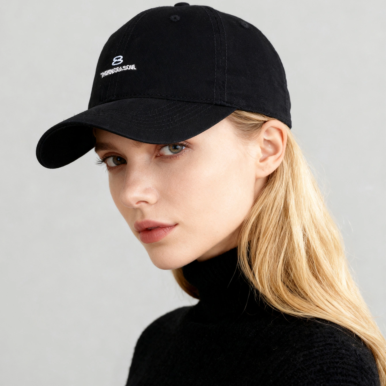 Solid-color Minimalist Letter Embroidery Number 8 Baseball Cap, Outdoor Travel, Mountain Climbing Sun Hat, Travel Photography, Fedora Hat