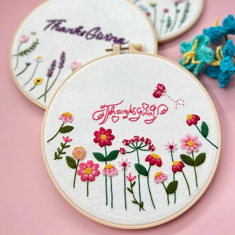 Spring Festival Decorative Hanging Painting Craft DIY Embroidery Kit Beginner Practice Set