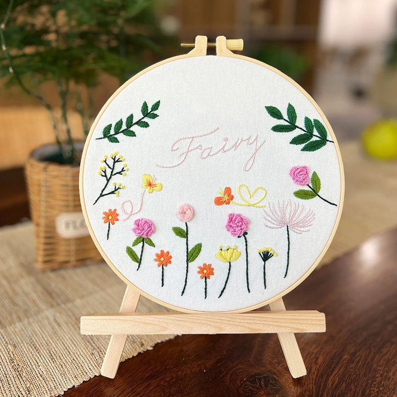 Spring Festival Decorative Hanging Painting Craft DIY Embroidery Kit Beginner Practice Set