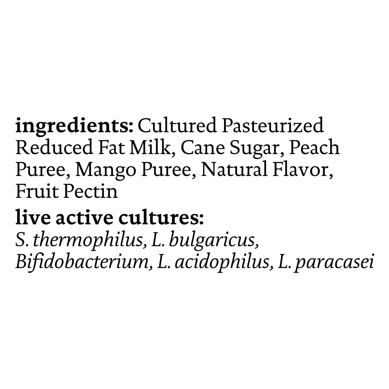 siggi's Peach Mango Reduced Fat Yogurt Pouches, 3.5 oz, 4 count Pack