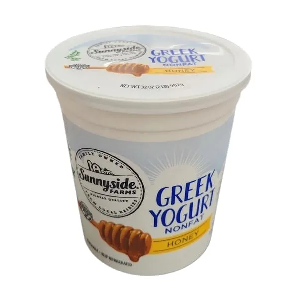 Sunnyside Farms, Nonfat Greek Yogurt Honey, 32 Ounce