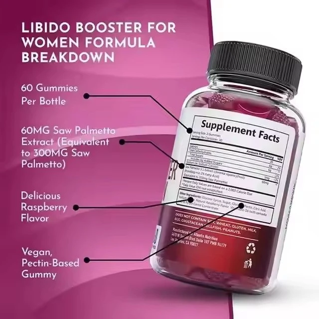 Libido Booster Gummies For Men Women Gummy With Saw Palmetto