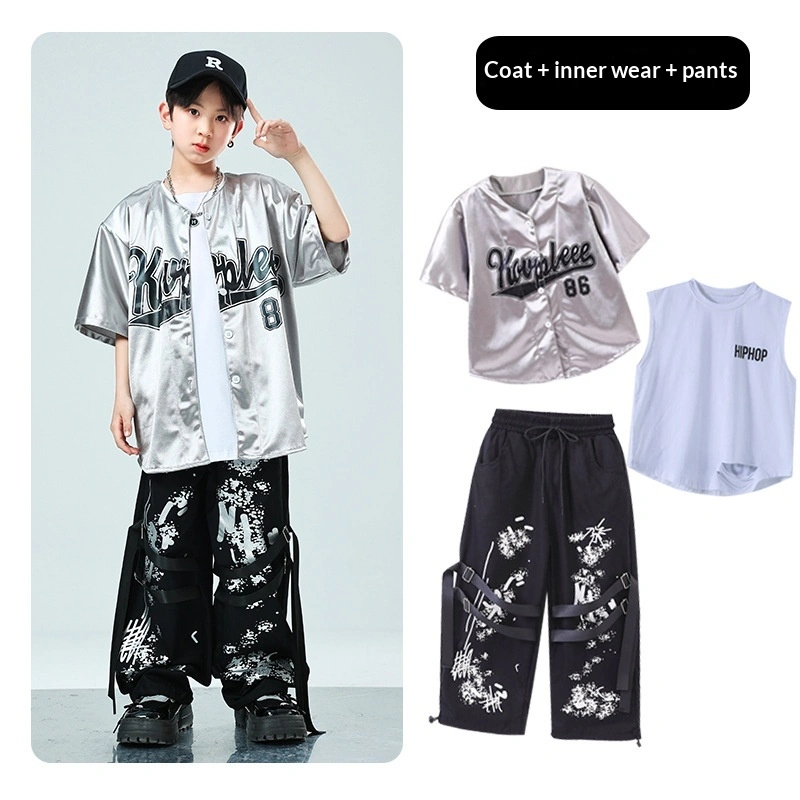 Children's Baseball Jacket Set Performance Suit