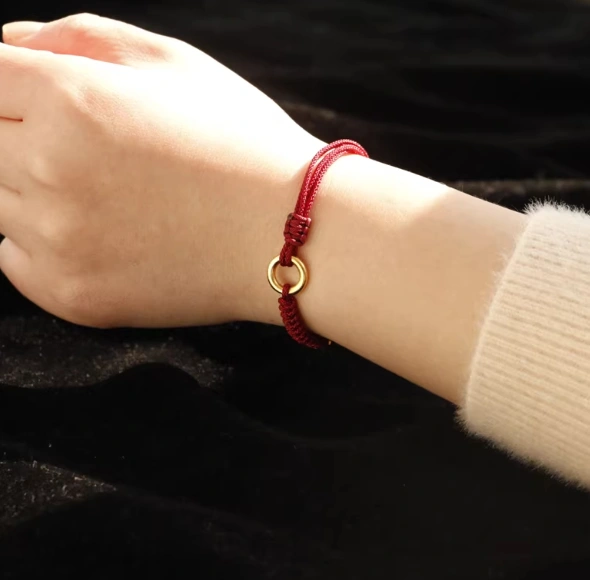 Summer Color Ornament Gallery Original Tossing Beads Finished Red String Handmade Hand Chain