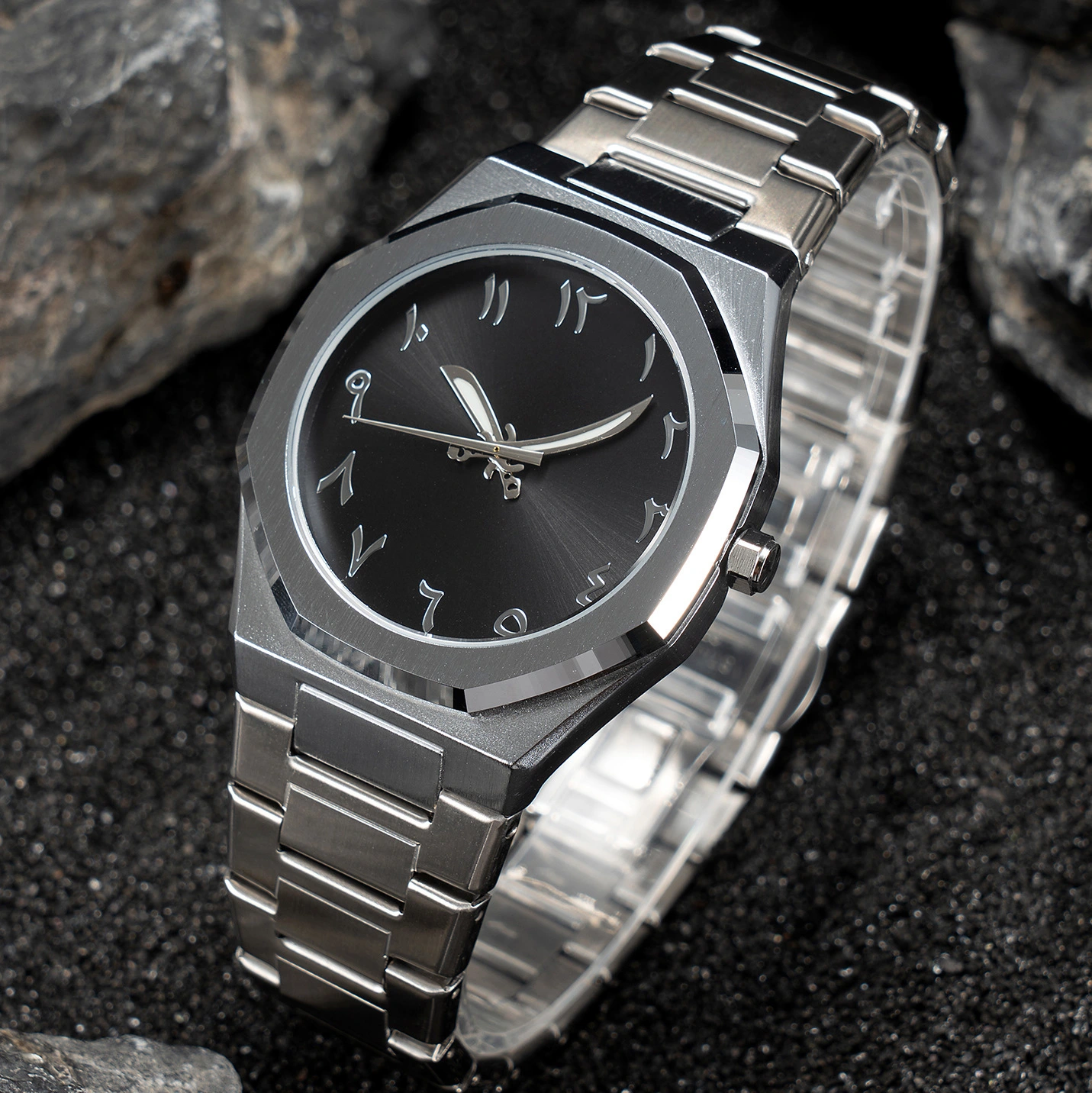 Business Casual Men's Watch Steel Belt Quartz Watch
