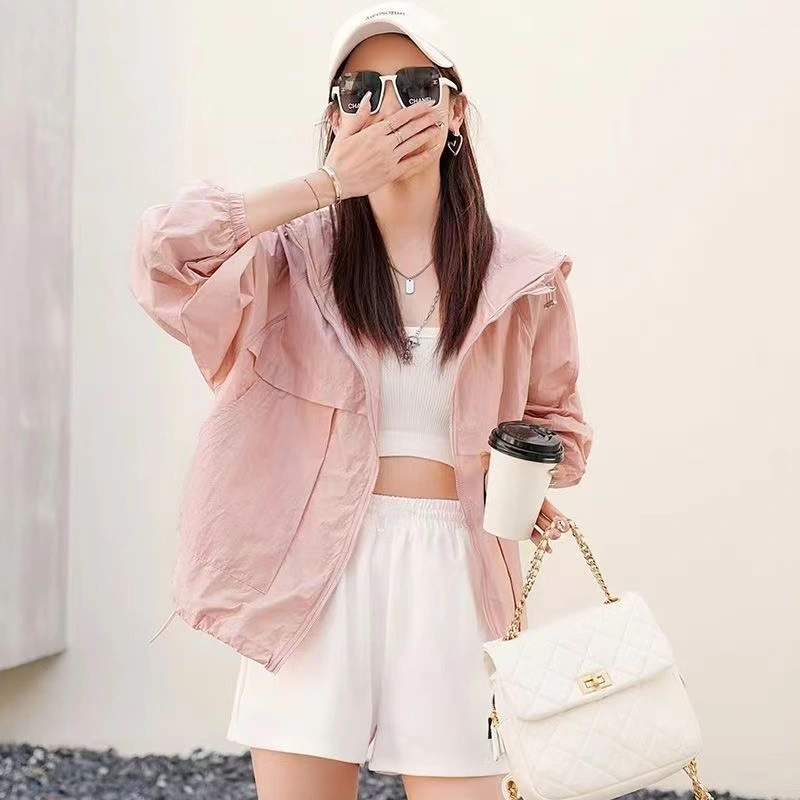 Versatile Breathable Thin Hooded Loose-fit Minimalist
