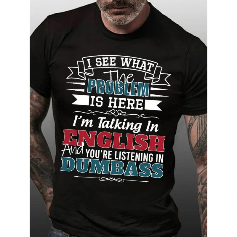 Fashionable And Unique 3D Digital Print Men's T-Shirt