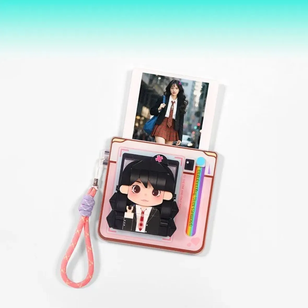 Photo Portrait Custom Building Block DIY Refrigerator Sticker