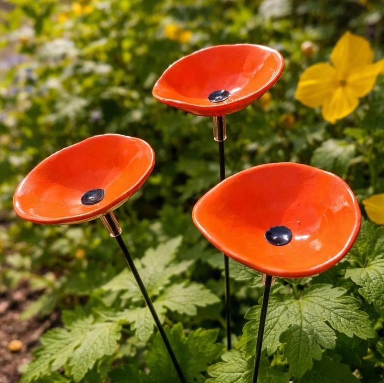 Garden Bee Flower Drinking Cup Decoration