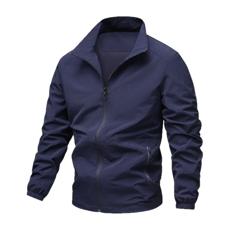 Men's Simple Loose Casual Solid-Colored Coat