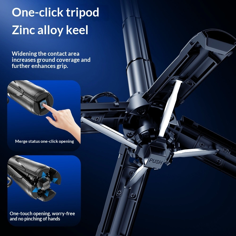 P15C Magnetic Selfie Stick With Bluetooth Portable For Travel Photography