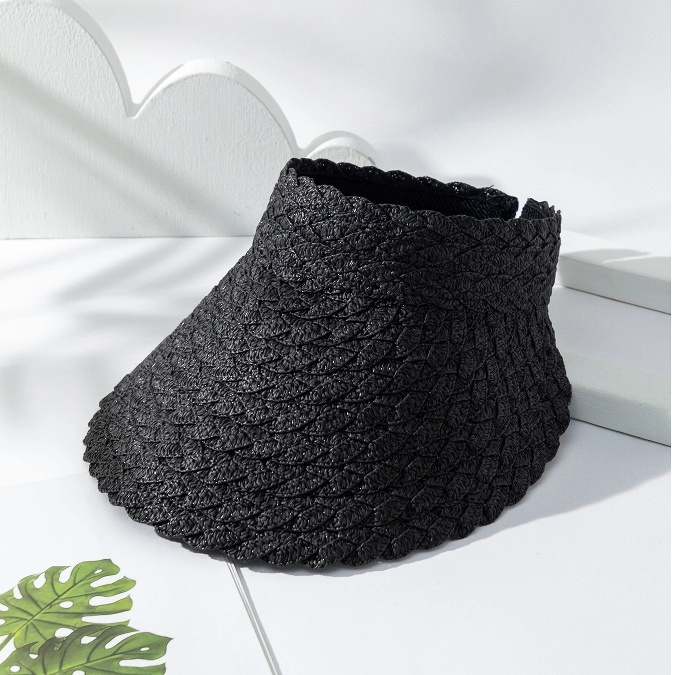 Summer And Spring Women's Wide-brimmed Sun-protective Casual Straw Hat Suitable For Outdoor Travel, Mountain Climbing And Daily Commuting