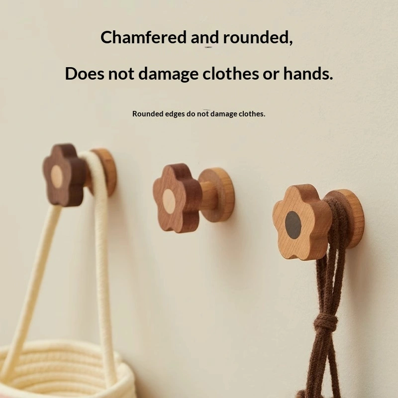 Wooden Creative Wall Hook For Entryway Door