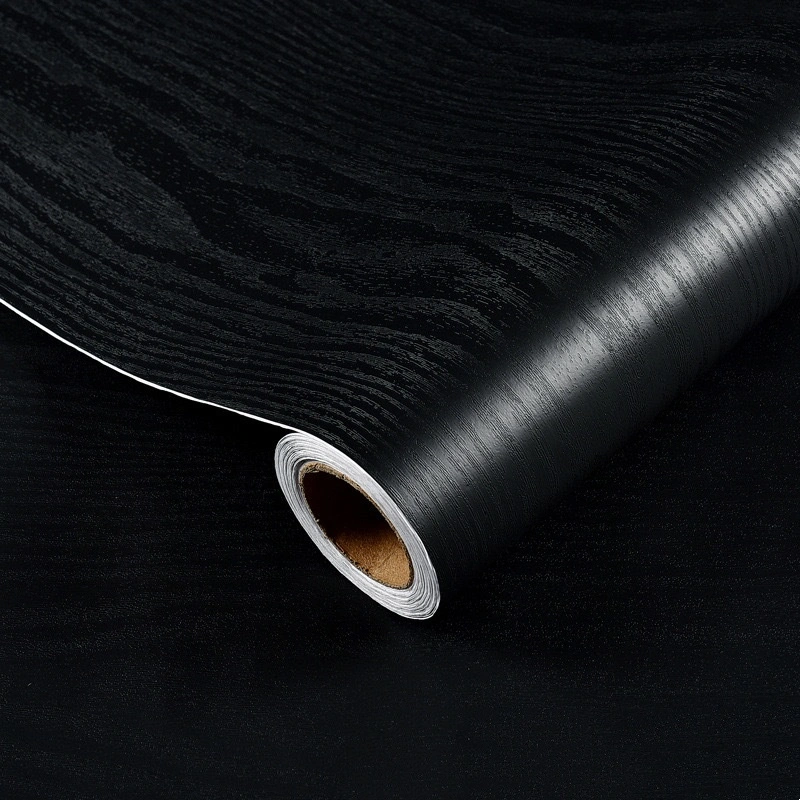 Waterproof Black Self-adhesive Wallpaper For Blackout