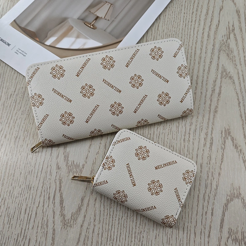 Simple And Stylish Single-zip Multi-cardholder Coin Purse