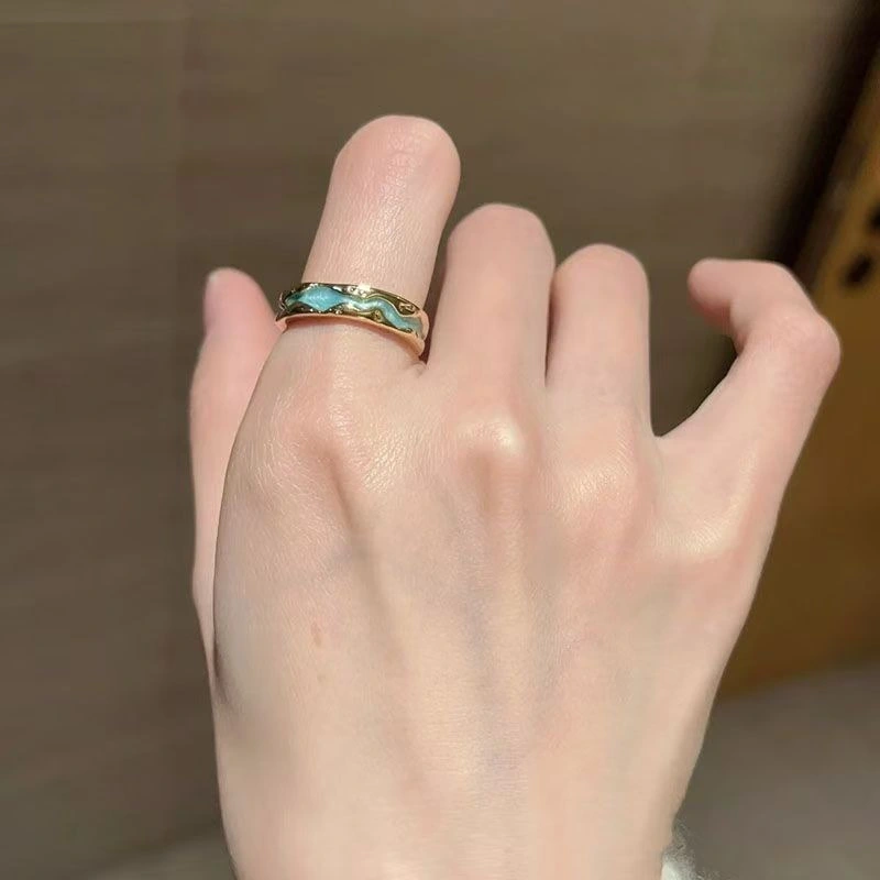 Must-Have Shell Rings For Beach Trips, Unique Niche High-End Design, Light Luxury Exquisite Fashion Statement Bands For Women