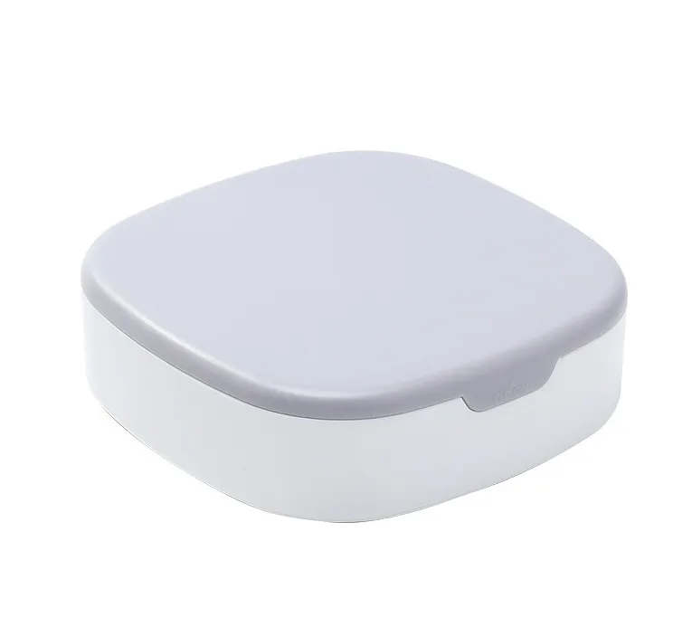 Jewelry storage box-with mirror-gray-1 piece