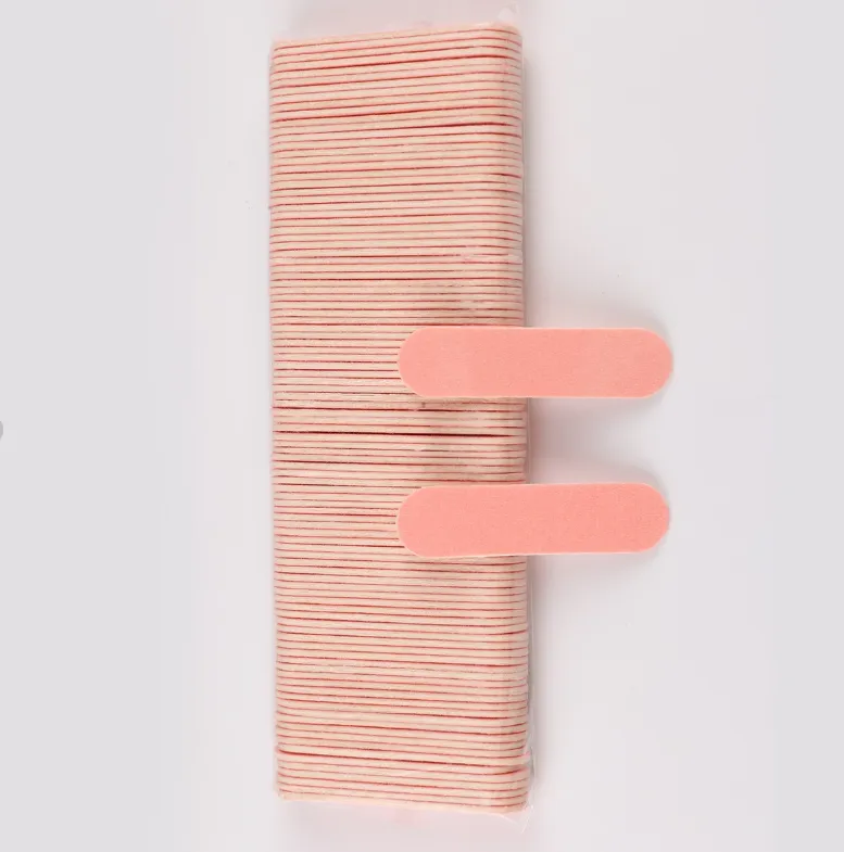 Disposable nail file-pink-100 pieces-1 pack