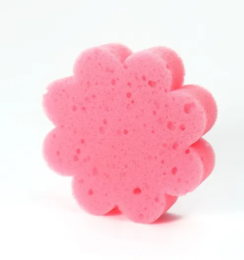 Flower Cleaning Sponge-Pink-1 piece