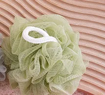 Monochrome bath ball-green-1 piece