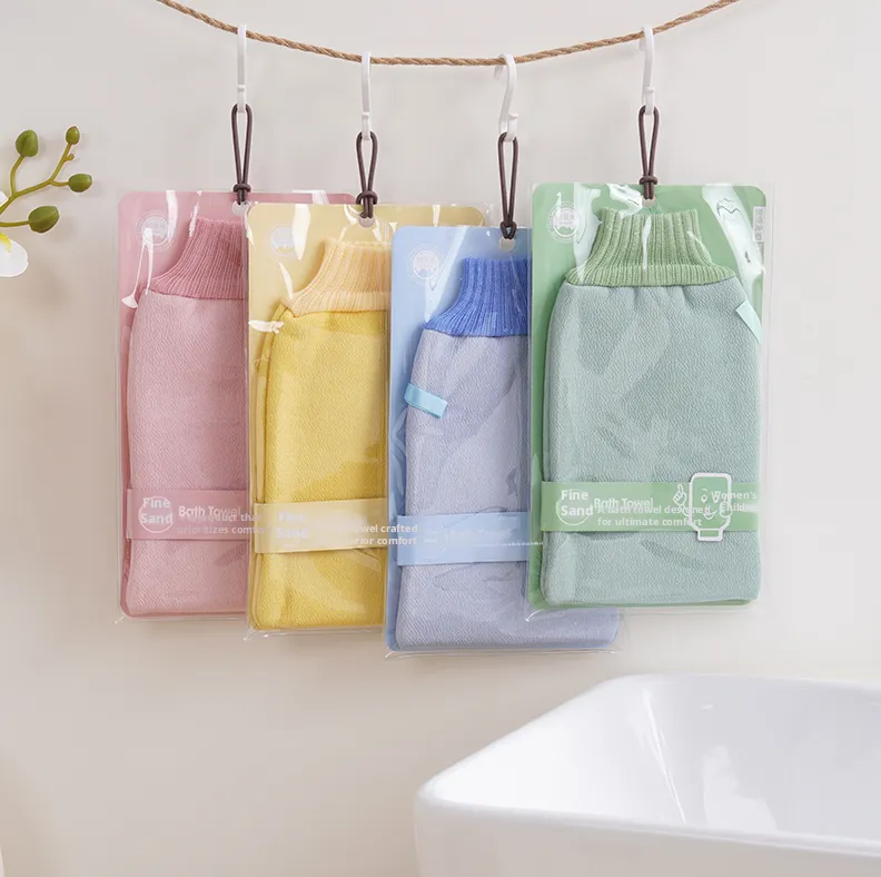 Plain fine sand bath towel-green-1 piece