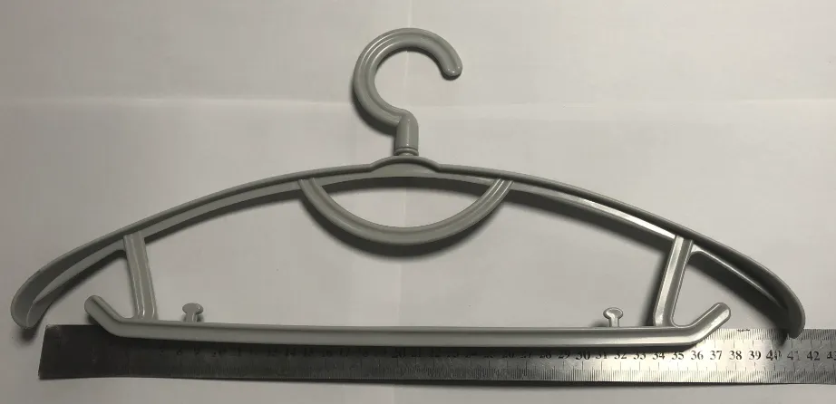 Wide shoulder head hanger-Tik grey-PP-1 piece