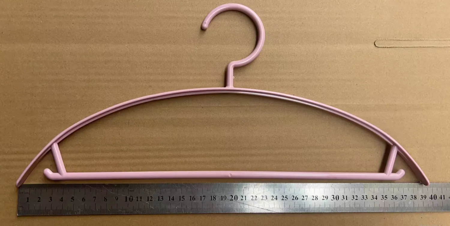 Semi-round traceless clothes rack-purple pink-PP-1 piece