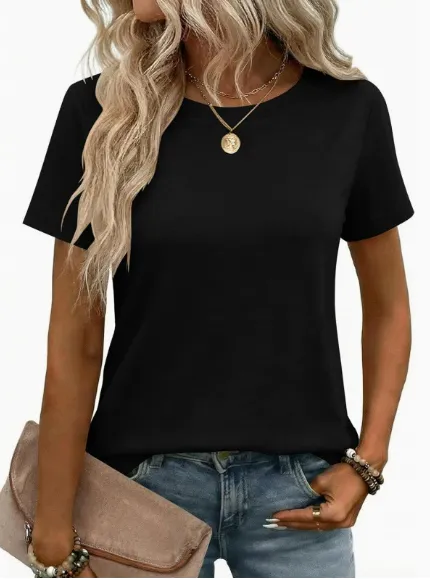 Women's Solid Color T-shirt