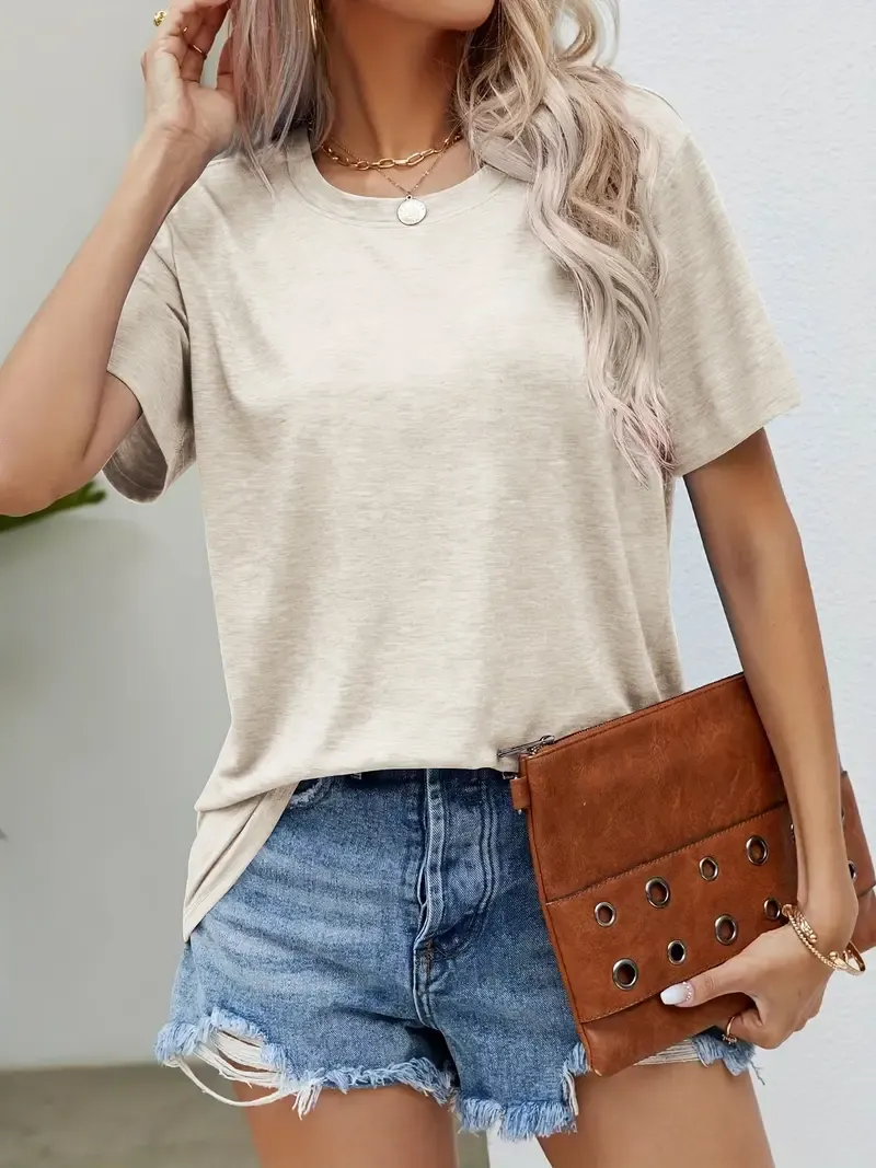 Women's Solid Color T-shirt
