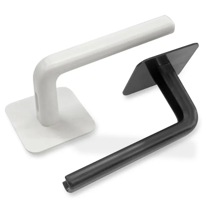 L-shaped hook-15.5CM-black-PP-1 piece