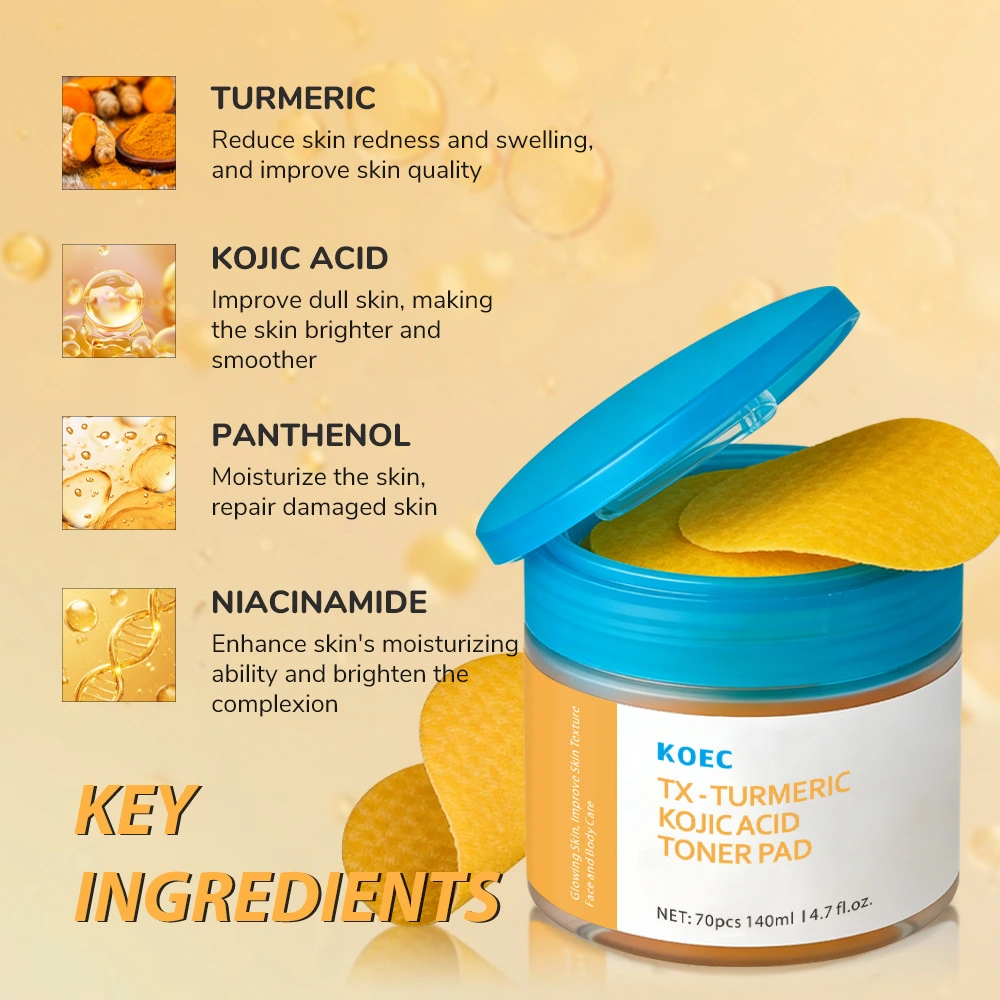 Kojic Acid Turmeric Cleansing Pads