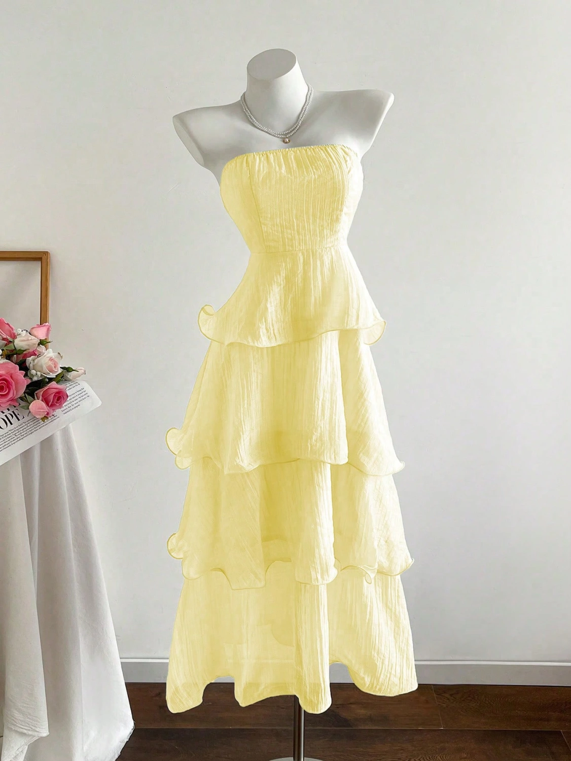 Summer Hip-Covering Slimming Layered Skirt