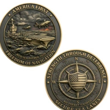 3D Embossed Design Coin Commemorative Coin