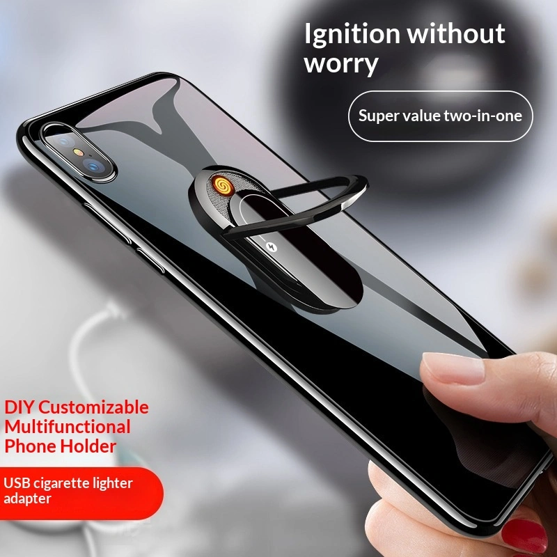 Ultra-thin Multi-function Ring-clasp Electronic Lighter