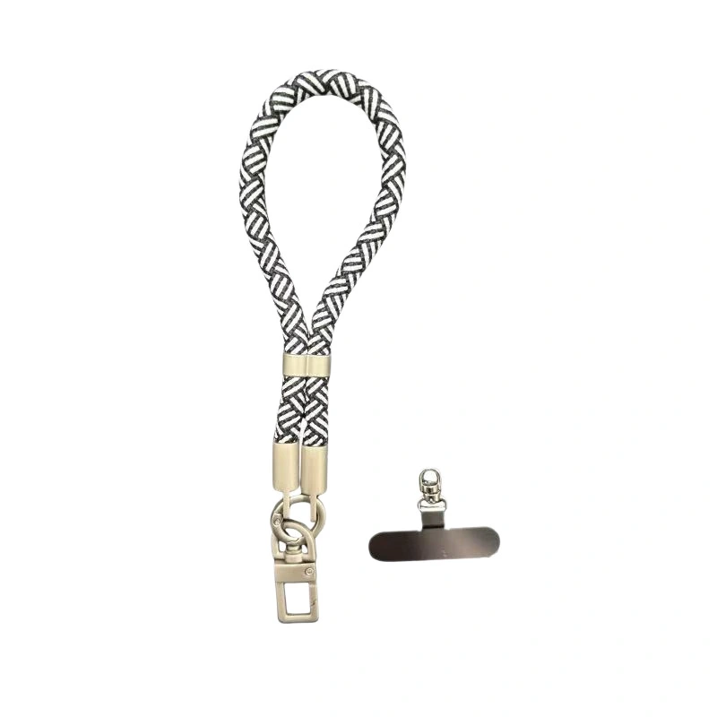 8mm Braided Adjustable Wrist Lanyard For Phones