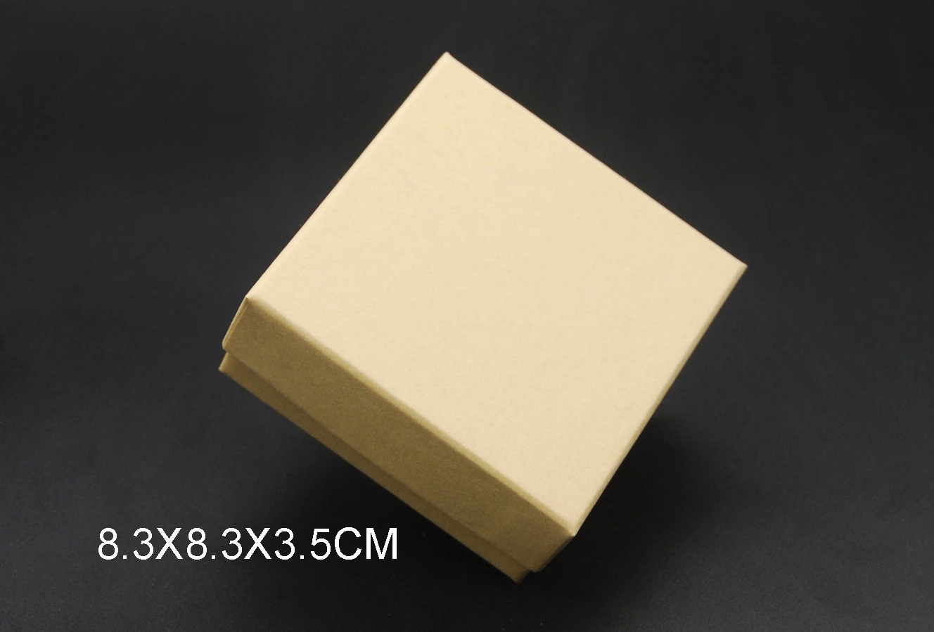 Fashion Simple Solid Colour Kraft Paper Jewellery Box