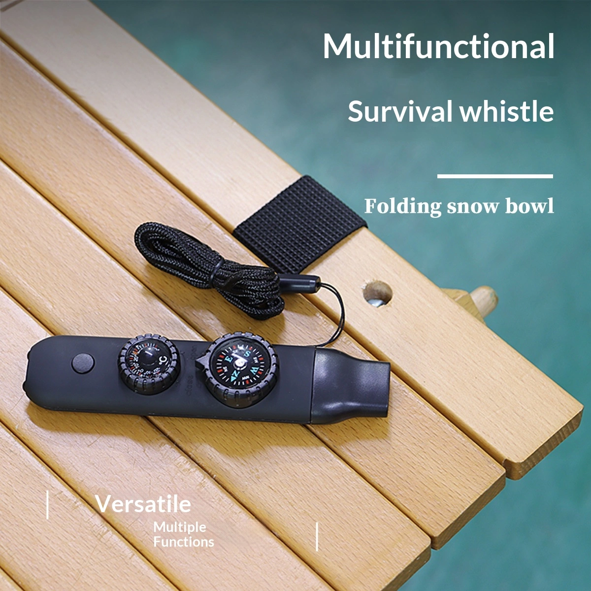 Emergency Supplies 7-in-1 Multifunctional Whistle