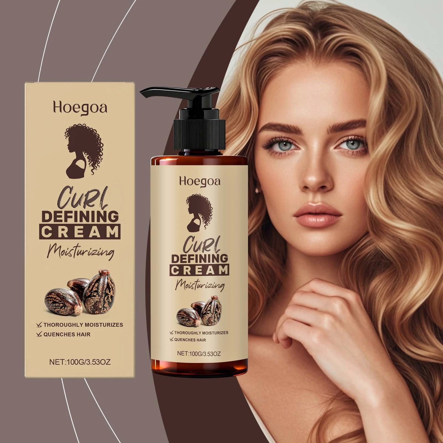 Curl Defining Cream Refreshing Moisturizing And Nourishing