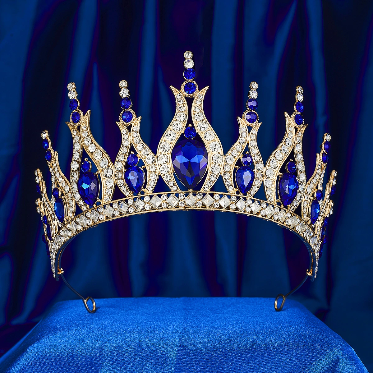 Brides Crystal Crown Party Ball Gown Headpiece