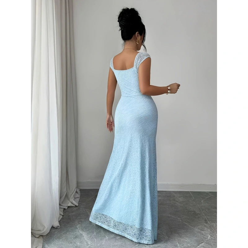 Elegant Slim-fit Long Dress For Women