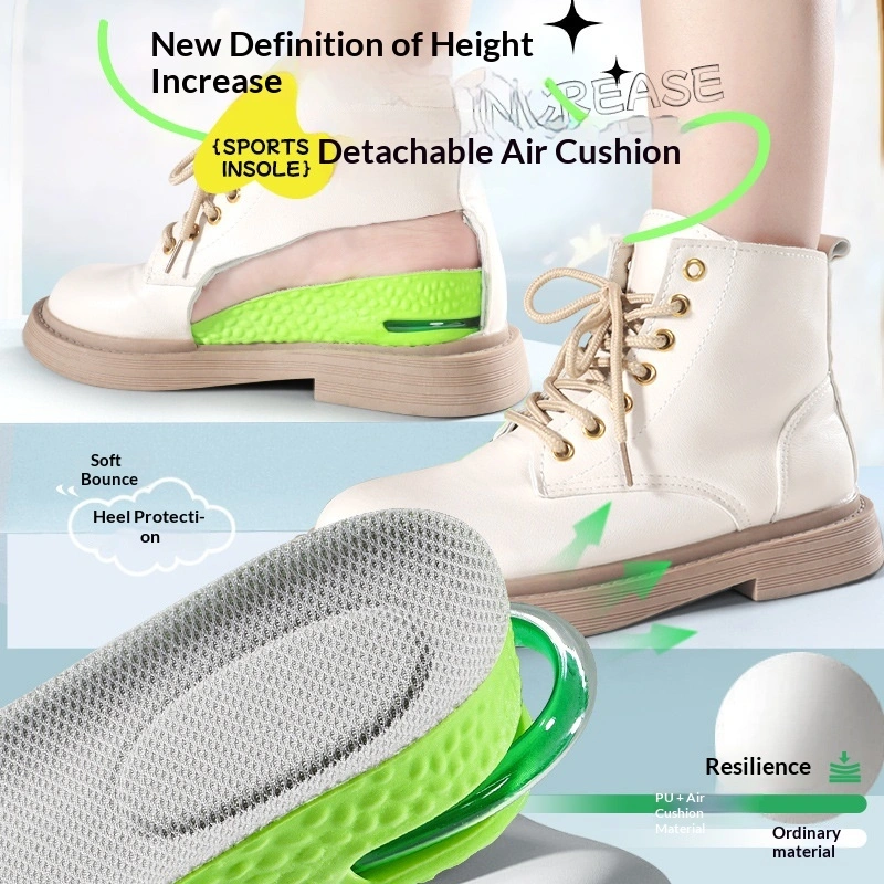 Breathable Sweat-absorbing Thickened Comfortable Fatigue-reducing Athletic Height-increasing Insoles