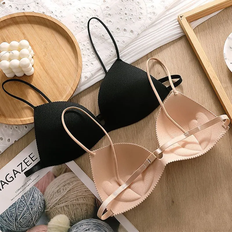Push-up Uplift And Wrap-around Wireless Bra For Women